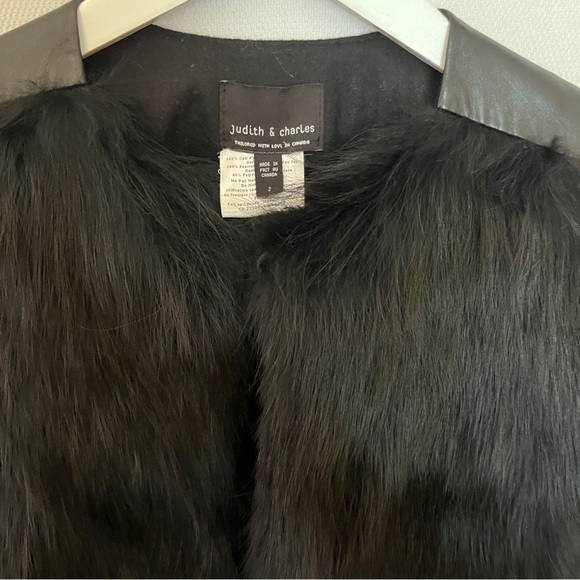 Judith and Charles fur and leather jacket - Picture 3 of 5